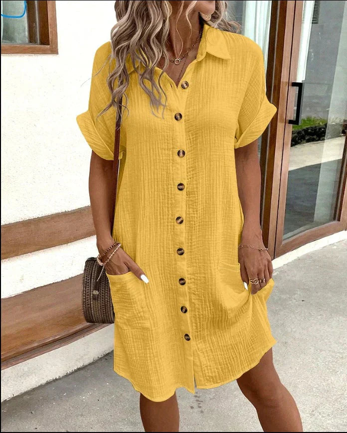 Beatrize™ Stylish Polo Cotton Dress