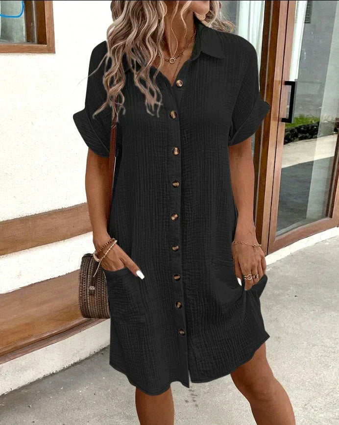 Beatrize™ Stylish Polo Cotton Dress