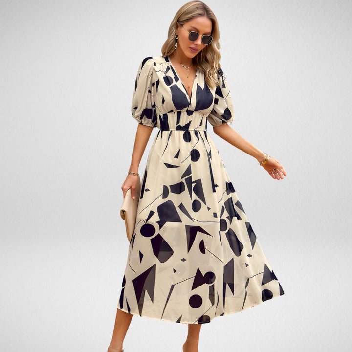 Erika™ Charming V-Neck Dress