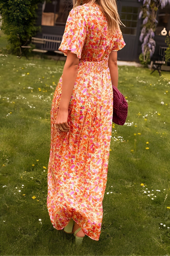 Nathalie  -  Colorful and airy dress