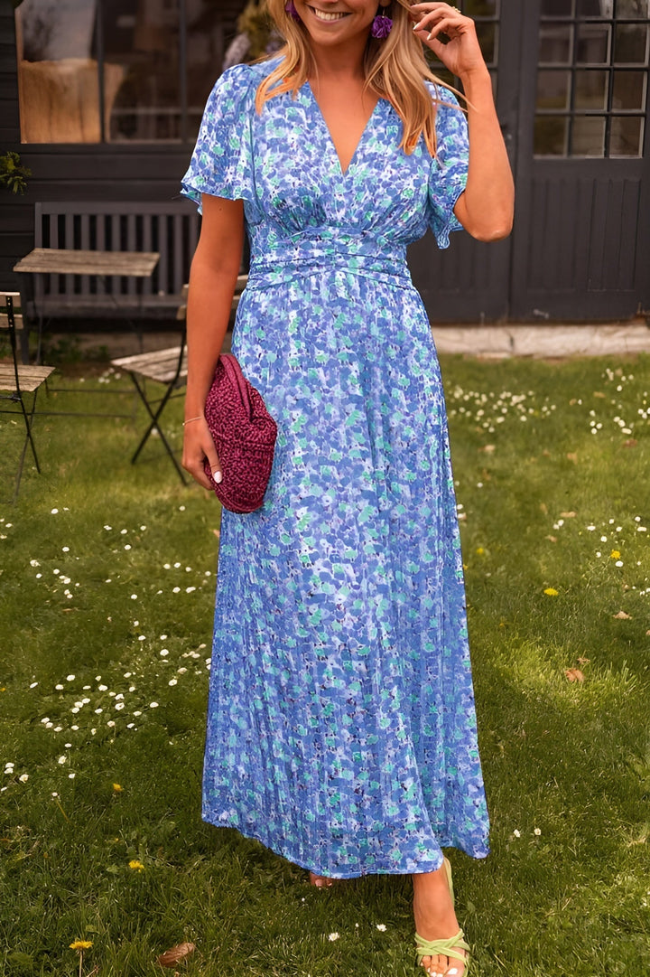 Nathalie  -  Colorful and airy dress